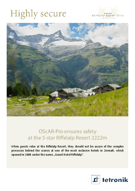 Success Story Riffelalp